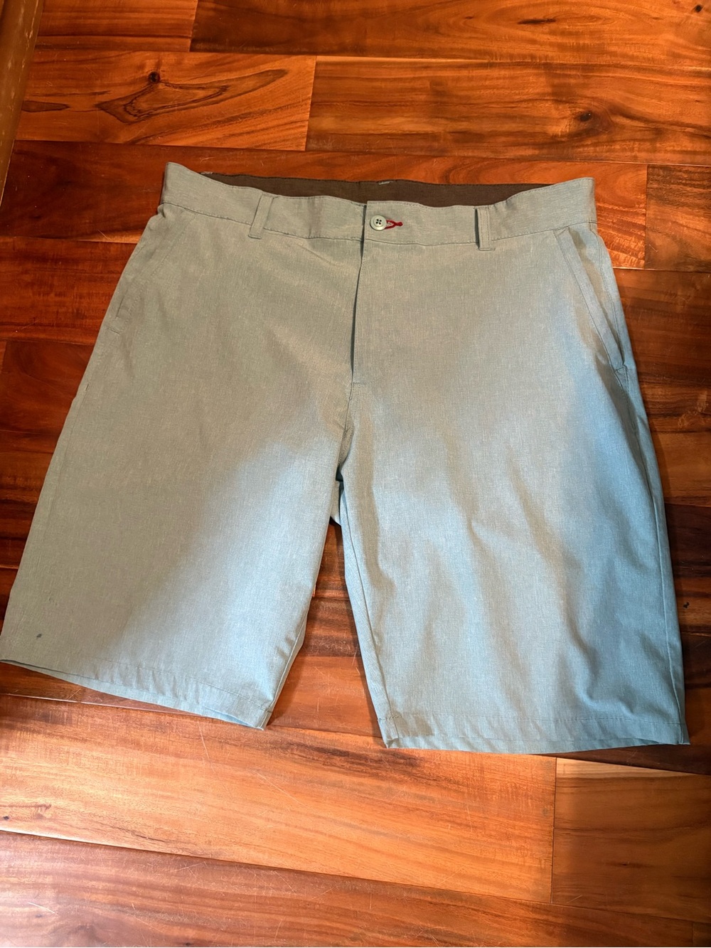 Burnside Heather Gray Performance Hybrid Golf Shorts Men’s Size 36 (1322)